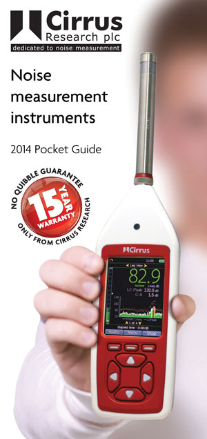 Download our new noise measurement instruments pocket guide
